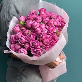 Пионовидная кустовая роза Misty Bubbles